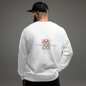 Unisex organic sweatshirt "In this Family" White