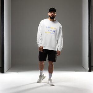 Unisex organic sweatshirt "In this Family" White
