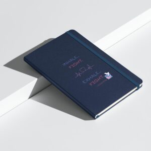 Hardcover bound notebook