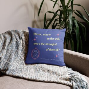 Pillow Case "Mirror Mirror" Blue