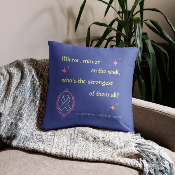 Pillow Case "Mirror Mirror" Blue - Image 5