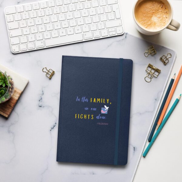 Hardcover bound notebook "In this Family..." - Image 2